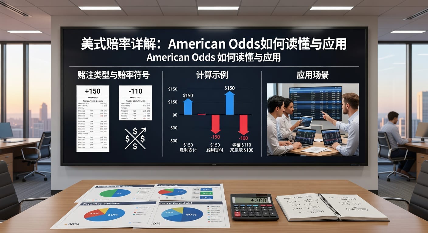 美式赔率 american odds 详解：读法、换算与实战判断