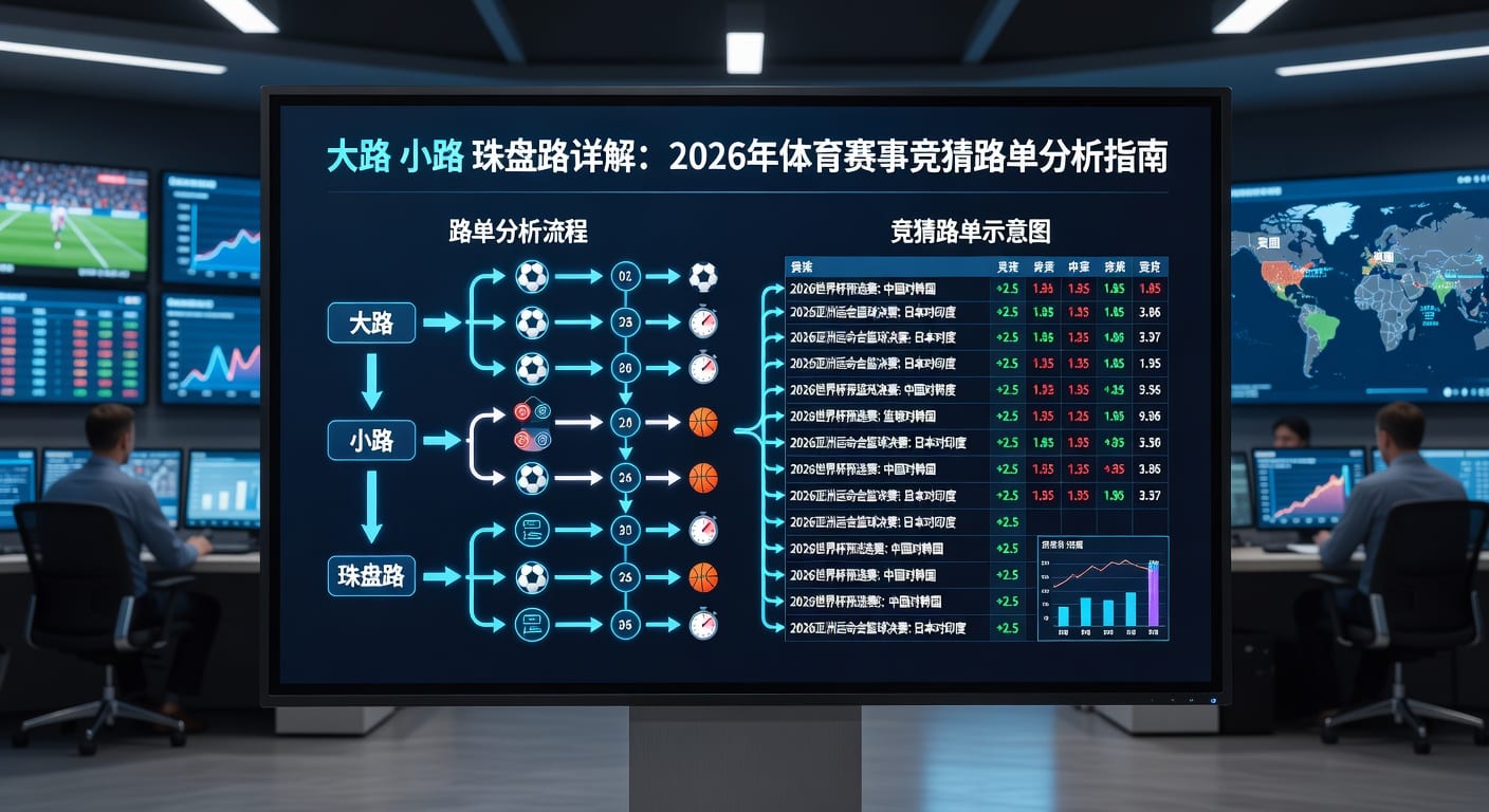 大路 小路 珠盘路：盘口思路与投注节奏解析