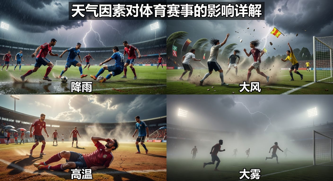 Weather Factors 天气因素：体育赛前判断与滚球节奏