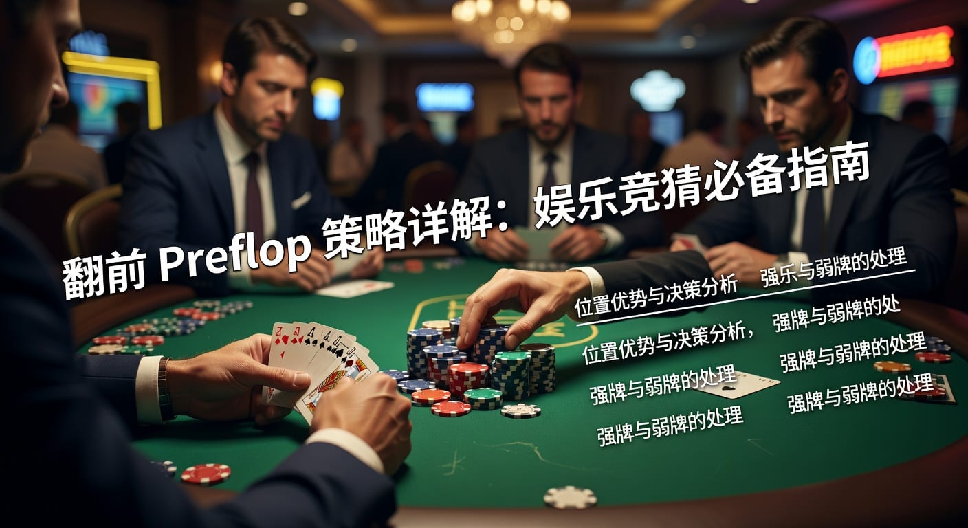 翻前 preflop：2026年开局范围与决策思路